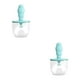 thumbnail image 4 of Vogacara Cepillo de para bebés con cubierta a prueba de polvo Cepillo en forma de U de silicona para infantiles Suministros Verde Grande 2piezas, 4 of 6