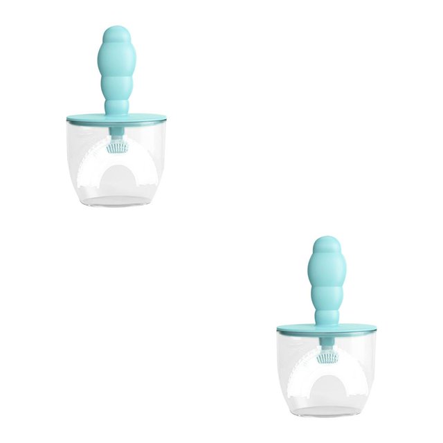 Qarigey Cepillo de para bebés para bebés Cepillo en forma de U de 360 grados Artículos de tocador para niños Type1 NO1