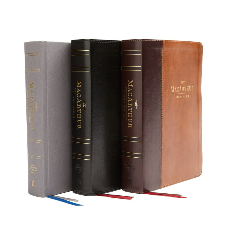 Nasb, MacArthur Study Bible, 2nd Edition, Leathersoft, Black