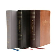 Nasb, MacArthur Study Bible, 2nd Edition, Leathersoft, Black, Thumb Indexed, Comfort Print: Unleashing Gods Truth One V, (Hardcover)