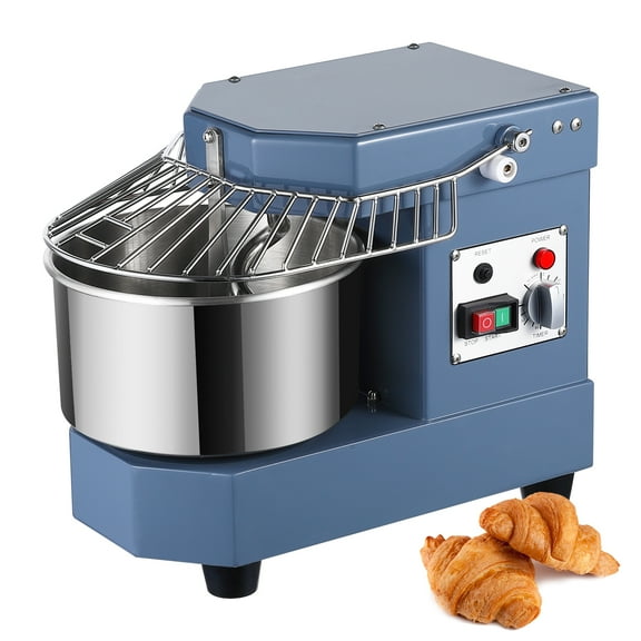 M optimized Commercial Dough Mixer, 8QT Stainless Steel Bowl, 450W Dual Rotating Dough Kneading Machine with Safety Shield, for Restaurant, Bakeries, Pizzeria