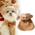 thumbnail image 1 of Holiday Warm Reindeer Design Capes Soft Cat for Birthdays Dance Parties and Winter Festivals, 1 of 5