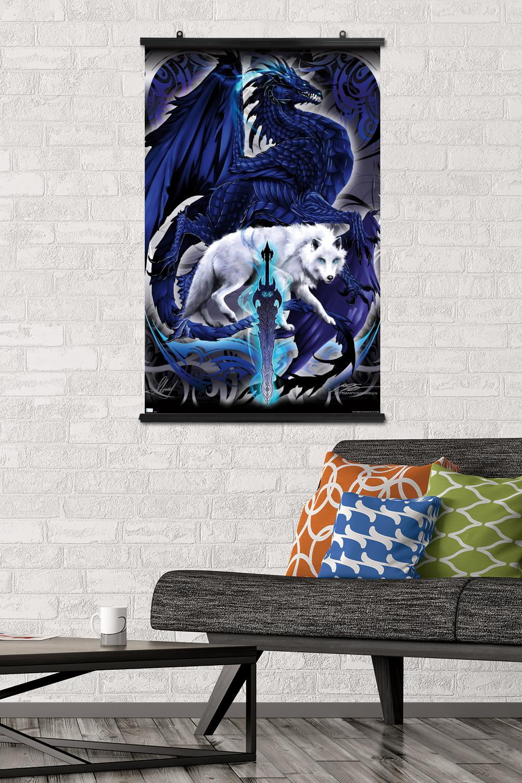 Ruth Thompson - Dragonblade Alphablade Wall Poster, 22.375" x 34"