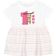 thumbnail image 3 of Inktastic Pink Sloth 1st Birthday Girls Baby Dress, 3 of 5