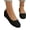 Black, variant on Dlongli Women's Wide Toe Box Flats Shoes Ballet Flat,Knit Mesh Slip-on Shoes, Wide Width Walking Shoe, Comfort, Dressy