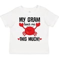 thumbnail image 3 of Inktastic My Gram Loves Me Grandchild Boys or Girls Toddler T-Shirt, 3 of 5