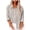 Khaki, variant on Womens Dressy Button Down Blouses Business Casual Shirts Long Sleeve Crew Neck Solid Color Fashion Tops
