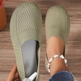 thumbnail image 4 of Miluxas Women’s Ballet Flat Shoes Knit Dress Shoes Round Toe Slip On Ballerina Walking Flats Shoes for Woman Low Wedge Comfort Soft, 4 of 5