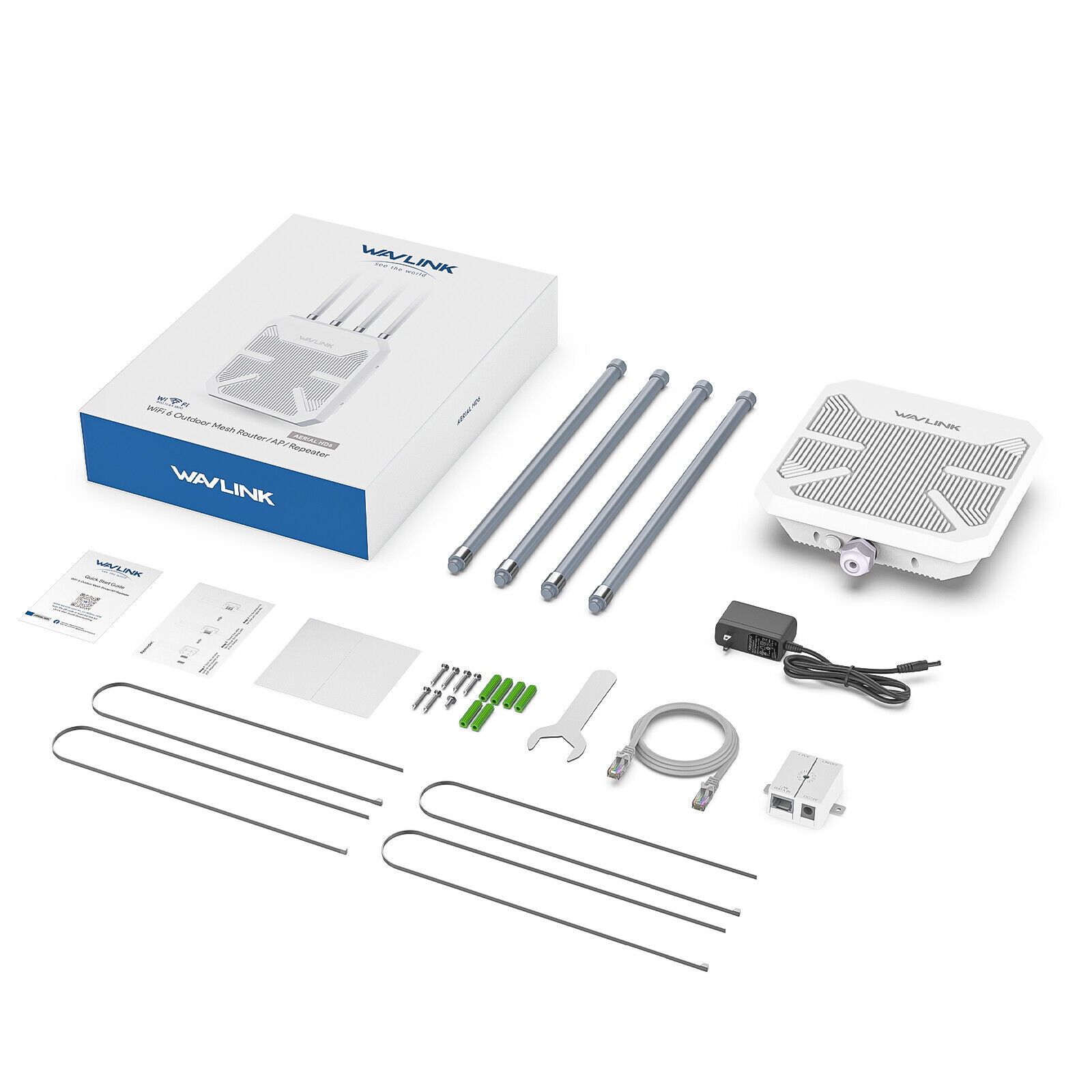 WAVLINK AX1800 Wifi 6 Mesh Long Range Extender Outdoor Wifi Router Repeater AP