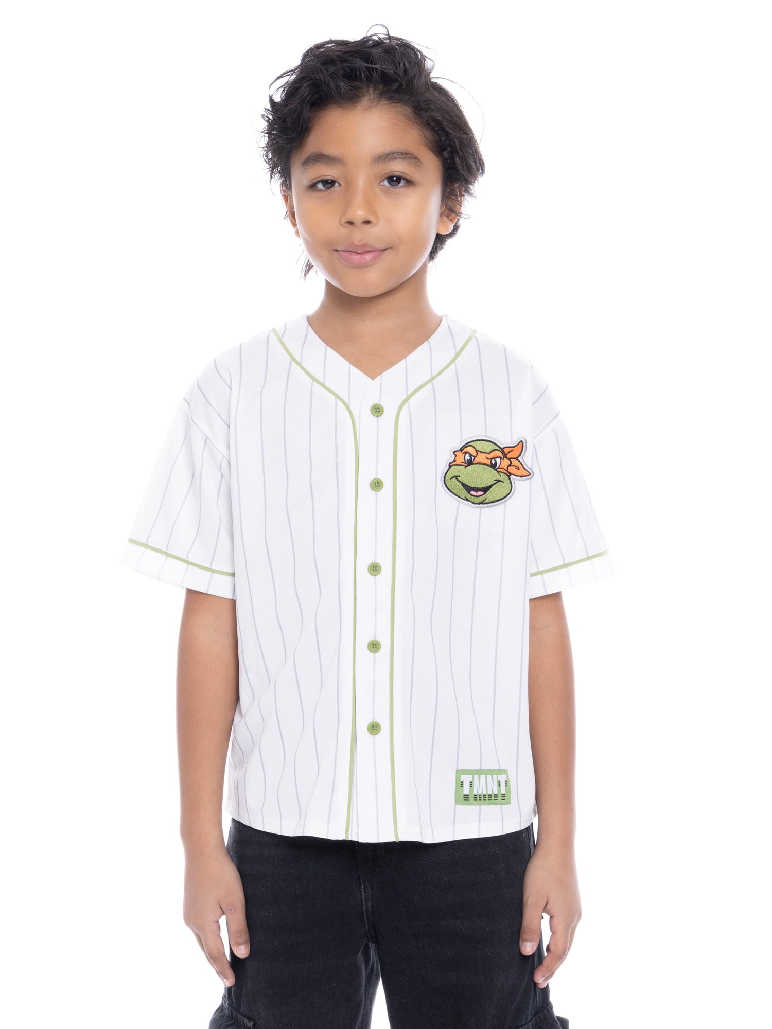 Teenage Mutant Ninja Turtles Boys Character Graphic Baseball Jersey, Sizes 4-18