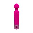 thumbnail image 1 of Royal Gems Scepter Silicone Mini Personal Massage Wand, Pink, 1 of 5