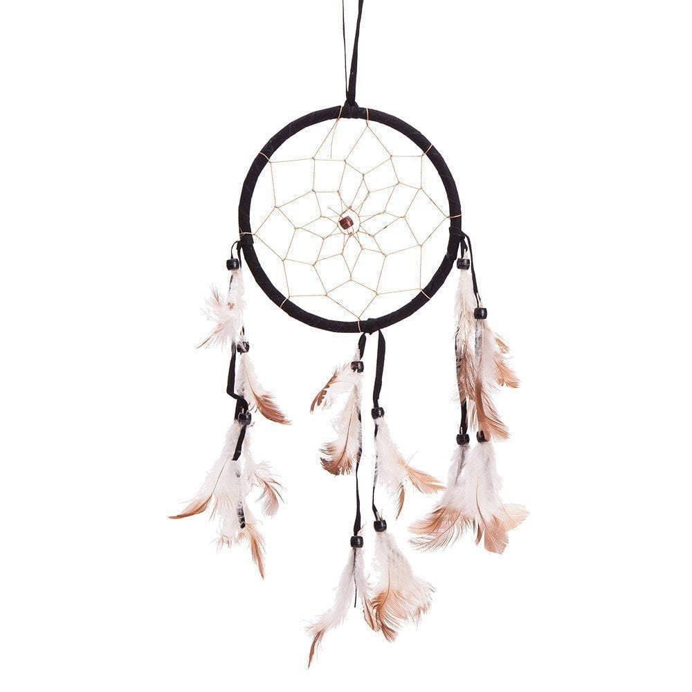 Eagle Feather Iron Ring Handmade Indian Wall/Car Hanging Dream Catchers Pendant. 