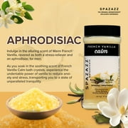 Spazazz SPZ-102 17 oz Aromatherapy Spa & Bath Crystals, Warm French Vanilla Calm