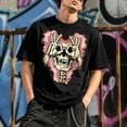 thumbnail image 2 of CONZONE Mens Halloween T-Shirts Skeleton Graphic Tees for Men Short Sleeve Crew Neck Casual Tops, 2 of 5