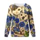 thumbnail image 4 of Camisas de mujer con estampado gráfico de manga larga con cuello redondo, sudadera, suéter, tops cómodos Fridja hkj1541, 4 of 4