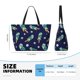 thumbnail image 4 of Disketp Astronaut Dinosaur Bolsa de Playa de Gran Capacidad, Bolso Impermeable y a Prueba de Arena para Mujer, Ideal para Playa, Piscina y Natación, 4 of 7