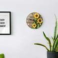 thumbnail image 3 of kjfeif Sunflower Kitchen Decor Round Wall Clock 14 Inch Silent Non Ticking Battery Operated Wood Clock for Women, Men, Boys & Girls Kids and Adults, Reusable, Party Supplies, 3 of 9