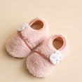 thumbnail image 2 of Fesfesfes Winter Children Plush Non Slip Warm Home Slippers for Boys Girls Cozy Fleece Lined Indoor Outdoor Baby Toddler Kids Soft Flexible Lightweight Casual Walking Shoes(Pink#2,4-6 Years), 2 of 9