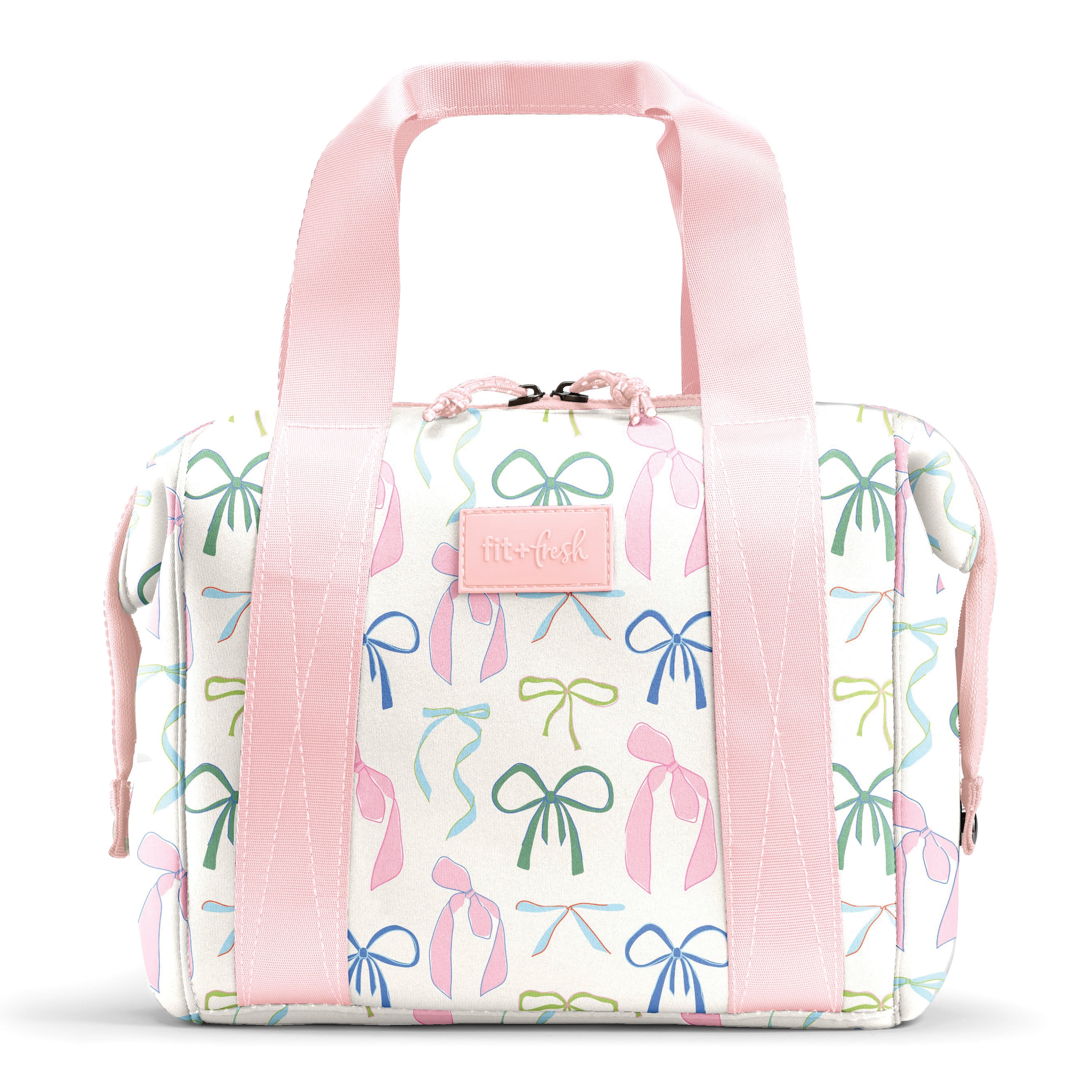 Fit + Fresh Remi Womens Lunch Bag, Insulated Lunch Box With Containers, Dainty Bows