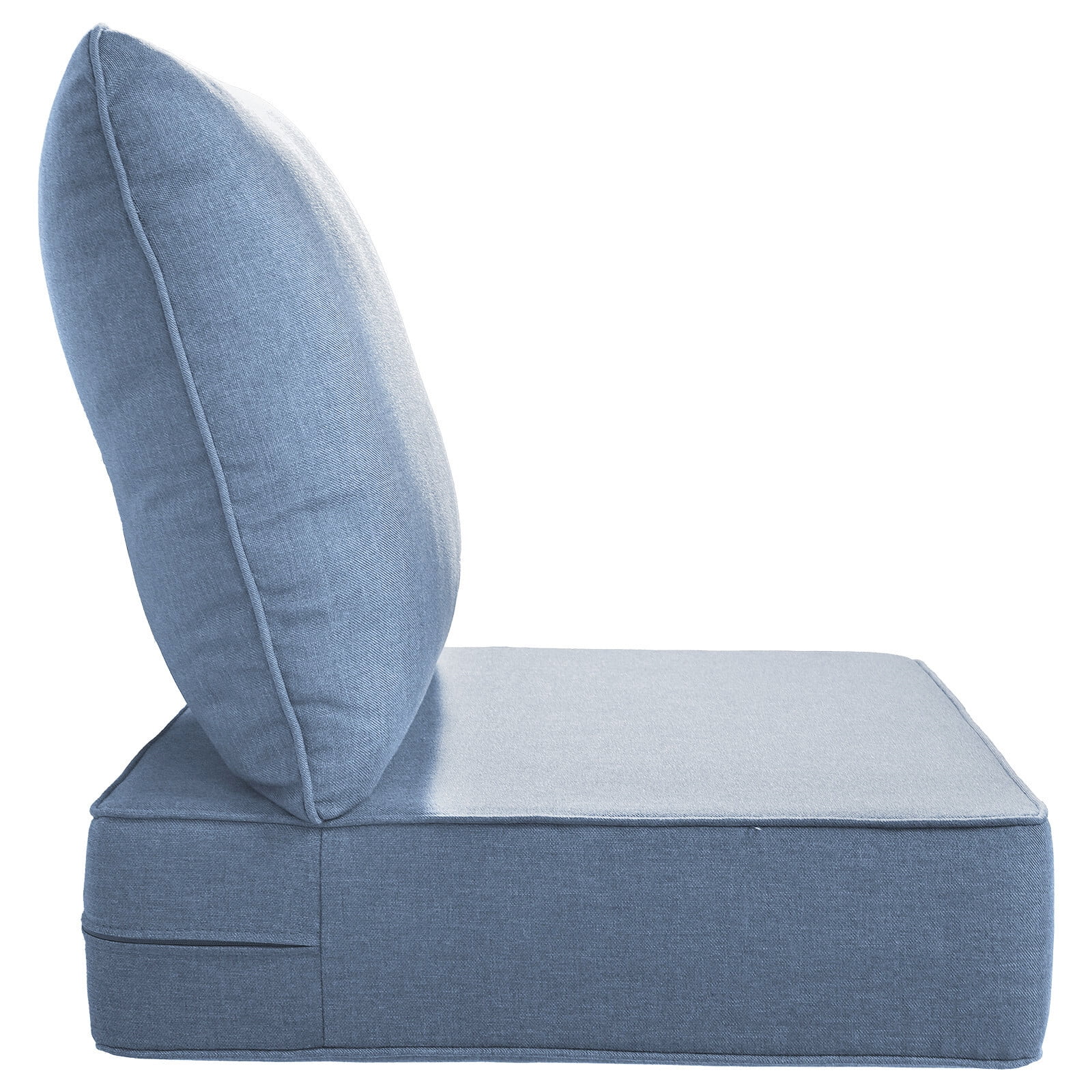 Bellefurn Luxury Outdoor Deep Seat Cushion 22 X 24 X 6 inch for Patio Furniture,Outdoor Sofa Cushions Chairs Cushions,Waterproof & Fade Resistant Patio Furniture Cushions for Wicker Chair,Couch