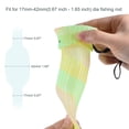 thumbnail image 3 of Uxcell 1.7m Yellow Green Fishing Rod Sleeve Rod Sock Cover Braided Mesh Rod Protector 2 Pack, 3 of 5