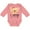 Mauve, variant on Cat Lover I Love Kitties Girls Long Sleeve Baby Bodysuit