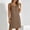Brown, variant on Cotton Nightgowns for Women Tank Sleeveless Night Gowns Lace Button Sleep Dress House Dress