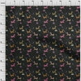thumbnail image 4 of oneOone Cotton Cambric Black Fabric Circus Quilting Supplies Print Sewing Fabric By The Yard 56 Inch Wide-aB, 4 of 5