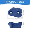 thumbnail image 2 of Rock Climbing Holds, 10 Pcs Small Climbing Rock Wall Grips with Double Hole for Playground Accessory, Blue-D, 2 of 7