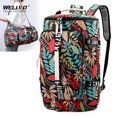 thumbnail image 2 of Mochila de viaje grande con estampado de cubo, bolsa de montañismo, equipaje de mano, mochila de lona, bolsos de hombro XA107C, 2 of 5
