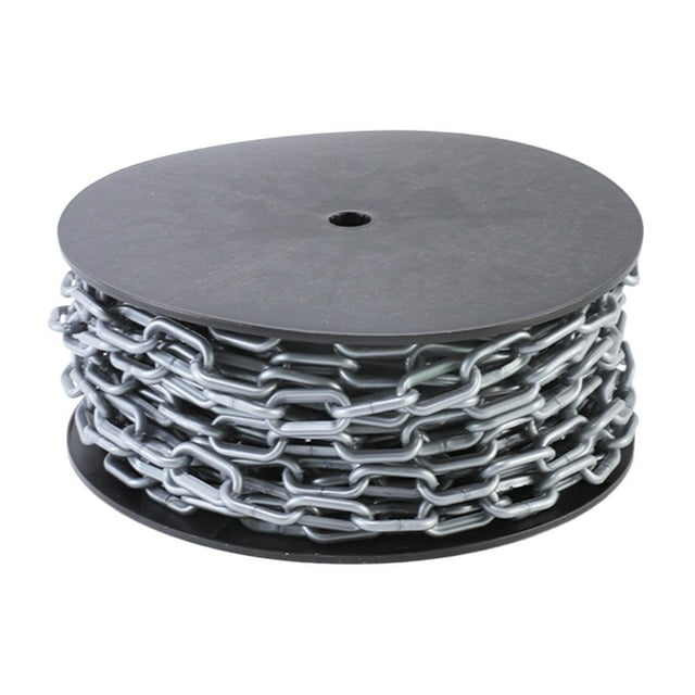 GUOOL Plastic Chain Links Decoration Caution Sign Lightweight Barrier Chain for Gray