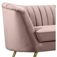 thumbnail image 6 of Meridian Furniture Velvet Accent Chair in Pink and Gold, 6 of 6