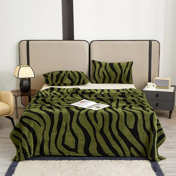 Manta Polar de Terciopelo de Leche de 198 X 140 Cm | Funda de Sofá Suave y Cálida | Borde Doble Que No Se Desprende | Chal Ligero y Portátil para Viajes, Picnic, Hogar, Coche y Exteriores