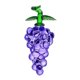 thumbnail image 1 of Estatuilla de uva morada de vidrio hecha a mano, coleccionable, adorno de fruta de cristal, decoración artística, miniatura de uva de vidrio para el hogar y la Oficina, 1 of 5