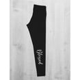 thumbnail image 4 of Leggings for Women Mom Life Mothers Day Soccer Mom Gift Softball Mom Mode Tights Blessed Small, 4 of 6