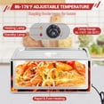 thumbnail image 6 of Commercial Food Warmer, 21 QT Electric Stainless Steel Steam Food Warmer with Lid & Temper Control Drainage Faucet, for Catering, Restaurant, Party, 6 of 7