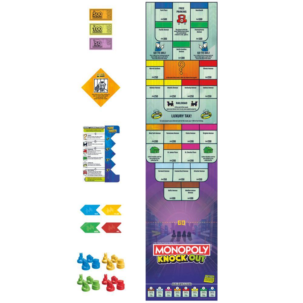 Monopoly Knockout Family Party Game, Quick-Play Edition photo 7
