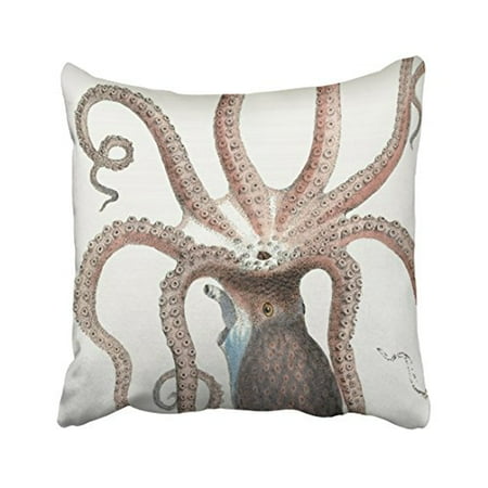 winhome square throw pillow covers steampunk nautical octopus squid