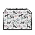 thumbnail image 2 of Fotbe Dachshund Dog Puppy for Four Slice Toaster Cover, Fingerprint Protector, Super Soft Appliance Cover And Dust Cover,Bread Dust Cover & Fingerprint Protection, 2 of 7