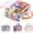 Clear - Orange, variant on Clear Yarn Storage Bags, 21" Large Flat Under Bed Yarn Organizer with Zipper & Handles, Stackable Knitting and Crochet Storage for Closet Shelves, Craft Room, Yarn Skeins, Hooks &