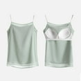thumbnail image 4 of Tnhcen Women's Summer Lightweight Chiffon V-Neck Camisole with Built-in Bra Sleeveless Sleep Slip Dress for Women S-XL, 4 of 5