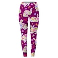 thumbnail image 5 of Landzoo Women's Easter Print Middle Waist Leggings Fitness Pants For Sports Tailored Stretchy Women's Leggings Pants, 5 of 5