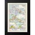 thumbnail image 2 of Droysen 11x14 Black Modern Framed Museum Art Print Titled - Europe Migrations - Droysen 1886, 2 of 5