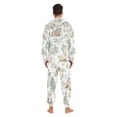 thumbnail image 4 of FORMRS Onesies Pajama for Adults Unisex Hoodie Winter Jumpsuit One Piece Sleepwear, Sizes S-2XL, Watercolor Forest Pattern, 4 of 7