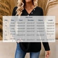 thumbnail image 3 of Women's V Neck Long Sleeve Ribbed Knit Tunic Tops Button Decor Pleated Front Casual Loose Fit Blouse Fall Winter Fashion Sweater Gray, 3 of 9