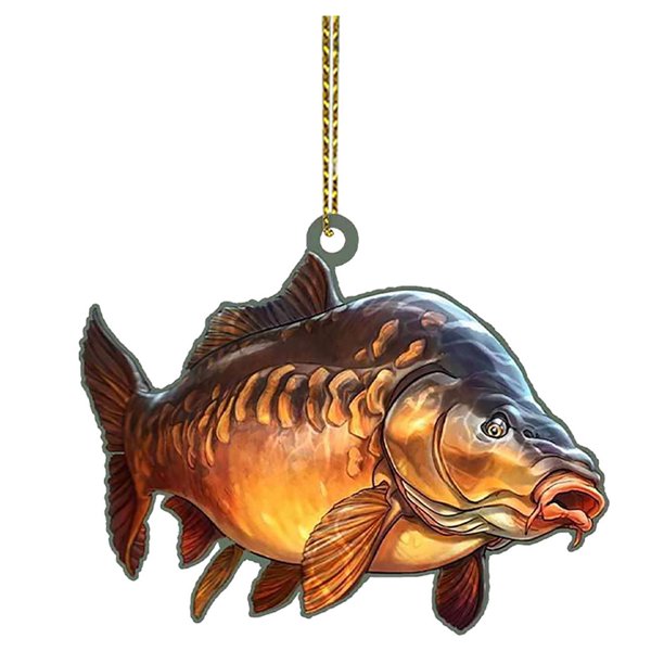 Colección Peces Colgantes Navideños Decorativos Realistas para La Del Navidad