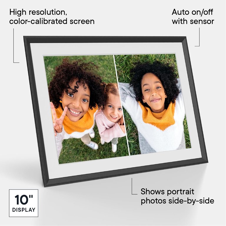 Aura 10.1" Digital Picture Frame - HD WiFi Smart Frame, Send Photos From Phone (Wirecutter's Top Pick)