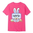 thumbnail image 3 of Rhuody Tops For Boy Easter T Shirt Short Sleeve Tee Cartoon Bunny Graphic Crewneck Blouse Classic Boy Summer Clothing 12-13 Years Hot Pink, 3 of 3