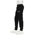 thumbnail image 3 of Blue Sweatpants Boys Fleece Pants Boys Fleece Athletic Sweatpants Kids Active Jogger Pants Running Jogging Pants with Pockets Black 3-4 Years, 3 of 8