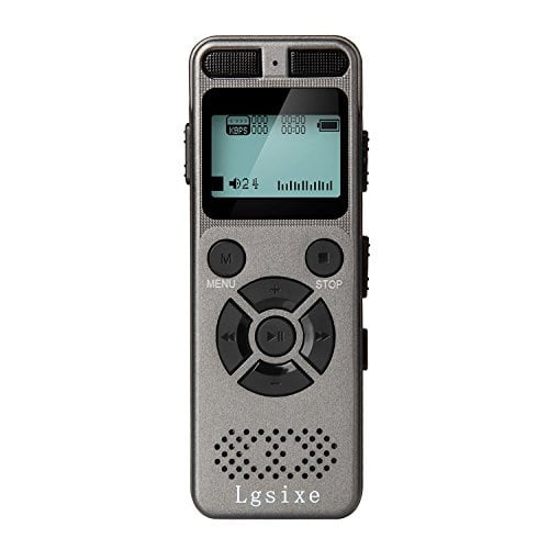 Lgsixe Digital Voice Recorder 8GB 1536Kbps Voice Recording device